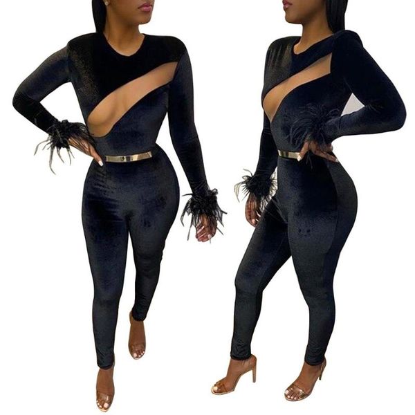 adfvat feather patchwork women club romper long sleeve mesh see through bodycon party jumpsuit autumn bodysuit cy8709, Black;white
adfvat feather patchwork women club romper long sleeve mesh see through bodycon party jumpsuit autumn bodysuit cy8709, Black;white