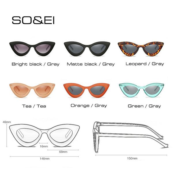 women so&ei vintage sunglasses cat eye fashion gradient lens eyewear shades uv400 ladies trending sun glasses oculos de sol
women so&ei vintage sunglasses cat eye fashion gradient lens eyewear shades uv400 ladies trending sun glasses oculos de sol