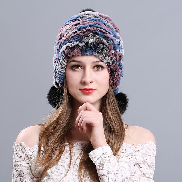 beanie/skull caps hat winter ladies rex fur ear protection thick warm knit, Blue;gray
beanie/skull caps hat winter ladies rex fur ear protection thick warm knit, Blue;gray