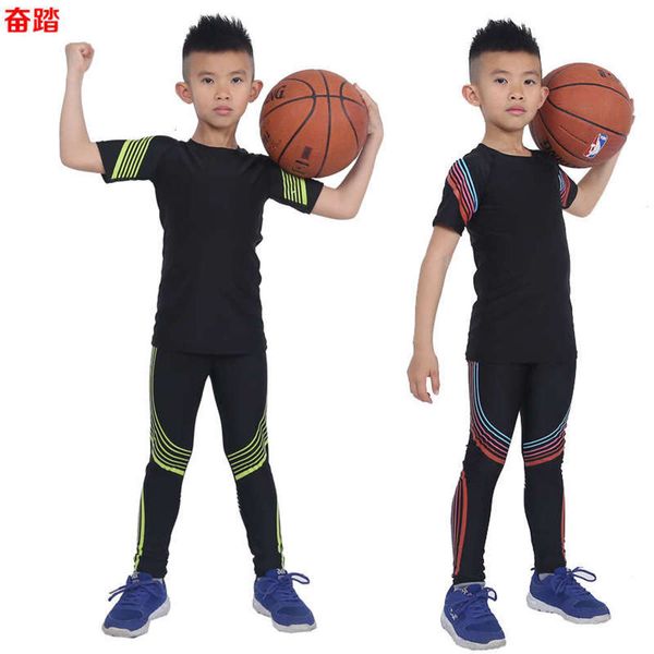 men's fitness three piece summer children's basketball football bottoming tights sports running training quick drying suit, Gray
men's fitness three piece summer children's basketball football bottoming tights sports running training quick drying suit, Gray