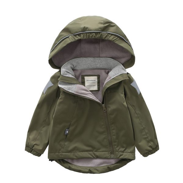 kids fleece jacket waterproof outerwear autumn winter boys girls warm hooded coat children windbreaker zipper reflective 8 years lj201128, Blue;gray
kids fleece jacket waterproof outerwear autumn winter boys girls warm hooded coat children windbreaker zipper reflective 8 years lj201128, Blue;gray