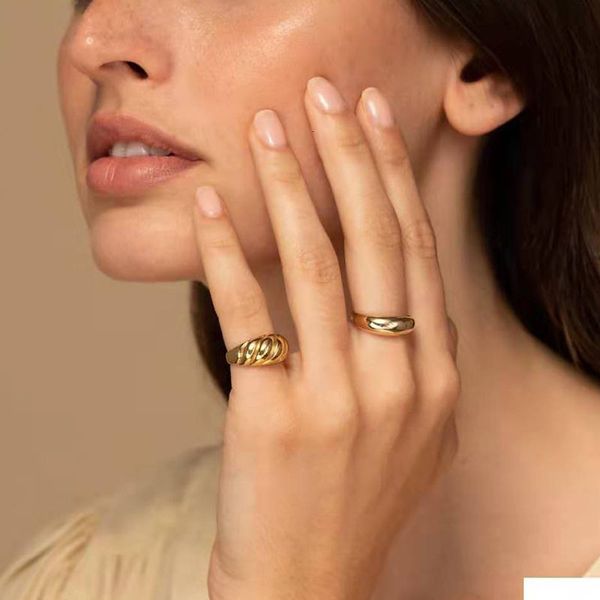 bread titanium steel ring, women's 18k gold plating, fashion personality ins net red niche design, simple index finger ring, Silver
bread titanium steel ring, women's 18k gold plating, fashion personality ins net red niche design, simple index finger ring, Silver