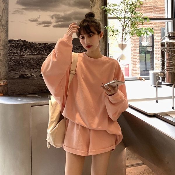 7sgb2 autumn suit for women new wide korean style loose casual round leg high waist shorts sweatersweater sweater 2020 neck shorts western s, Gray
7sgb2 autumn suit for women new wide korean style loose casual round leg high waist shorts sweatersweater sweater 2020 neck shorts western s, Gray