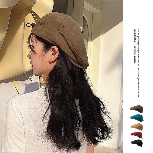 mueraa korean style cotton spring autumn retro women girls berets caps plain caps fashion vintage adjustable sun hats visors, Blue;gray
mueraa korean style cotton spring autumn retro women girls berets caps plain caps fashion vintage adjustable sun hats visors, Blue;gray