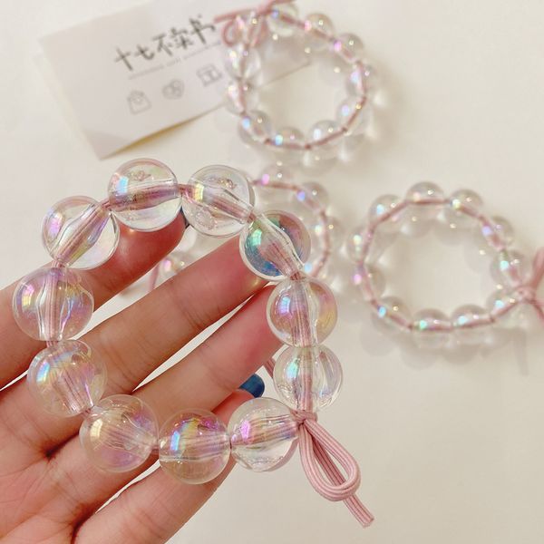laser transparent beads by rope handmade beaded bracelet hair band immortal headband ins online celebrity girl's cute hair acces, Brown
laser transparent beads by rope handmade beaded bracelet hair band immortal headband ins online celebrity girl's cute hair acces, Brown