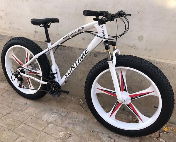 26 inch snow bike 24 speed fat tire double disc brake 4.0 tire beach mountain bike
26 inch snow bike 24 speed fat tire double disc brake 4.0 tire beach mountain bike