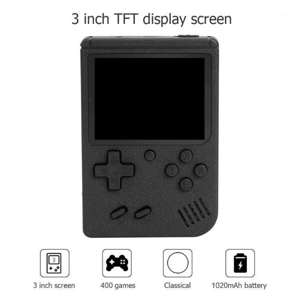 portable game players handheld retro console 3 inch tft color screen built-in 400 games 8 bit video player gamepad child toy gift1
portable game players handheld retro console 3 inch tft color screen built-in 400 games 8 bit video player gamepad child toy gift1