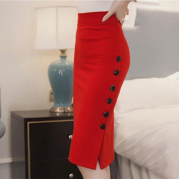 women skirts 2020 spring summer plus size office women bodycon skirt slim high waist stretch pencil skirts mid-calf skirt, Black
women skirts 2020 spring summer plus size office women bodycon skirt slim high waist stretch pencil skirts mid-calf skirt, Black