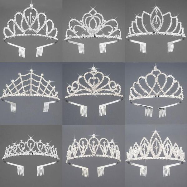 модная свадебная принцесса crown wedding tiaras и cownss для волос ювелирные изделия кристалл оголовье цветочные девушки девочки дети тиара, Golden;silver
модная свадебная принцесса crown wedding tiaras и cownss для волос ювелирные изделия кристалл оголовье цветочные девушки девочки дети тиара, Golden;silver