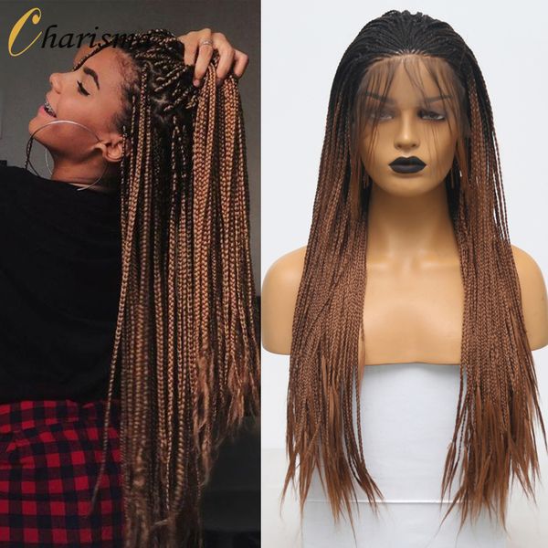 costume accessories long braided wig synthetic lace front wig with baby hair ombre brown briads wigs for black women box braided wigs, Silver
costume accessories long braided wig synthetic lace front wig with baby hair ombre brown briads wigs for black women box braided wigs, Silver