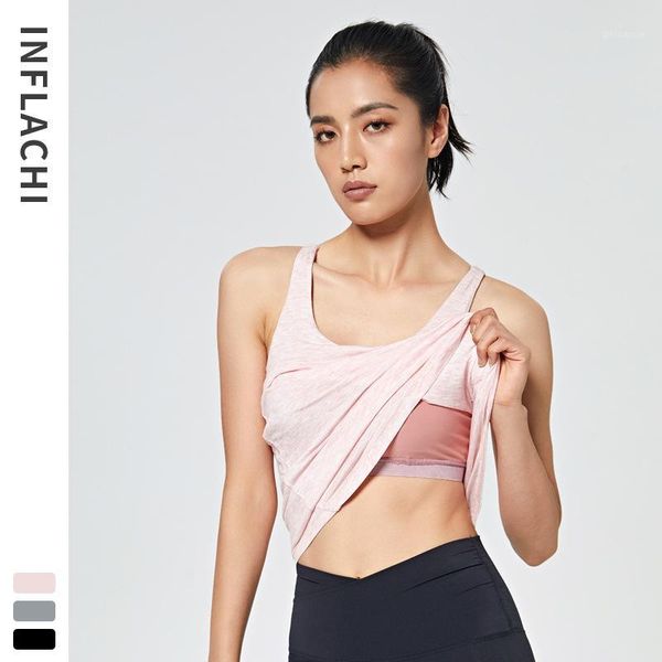 yoga outfits backless with chest pad women sleeveless t shirt fitness vest moisture wicking running sport tee gym, White;red
yoga outfits backless with chest pad women sleeveless t shirt fitness vest moisture wicking running sport tee gym, White;red