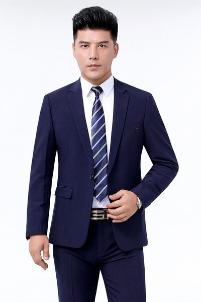 hipping2021 autumn autumn new men suits middle-aged fashionable business wool suit pure color coat, Gray
hipping2021 autumn autumn new men suits middle-aged fashionable business wool suit pure color coat, Gray