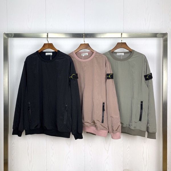 21ss spring compass badge patched metal color women men sweatshirts waterproof mesh inside zipper sweatshirt hoodie, Black
21ss spring compass badge patched metal color women men sweatshirts waterproof mesh inside zipper sweatshirt hoodie, Black