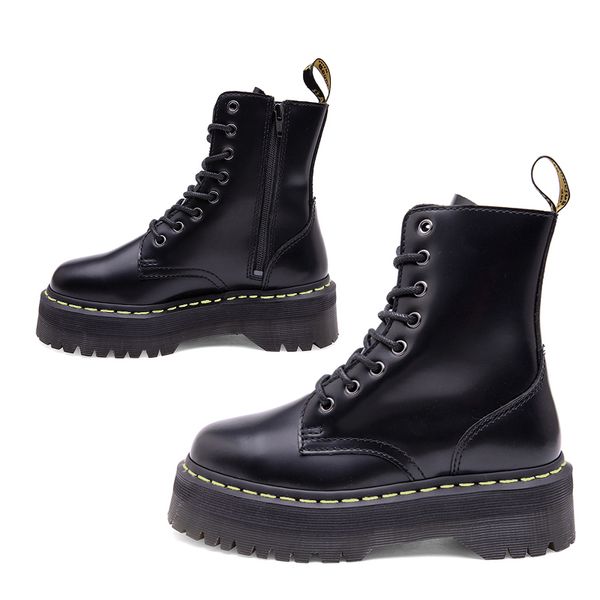 doc.women genuine leather ankle height increasing shoes martens women motorcycle boots lj201030, Black
doc.women genuine leather ankle height increasing shoes martens women motorcycle boots lj201030, Black
