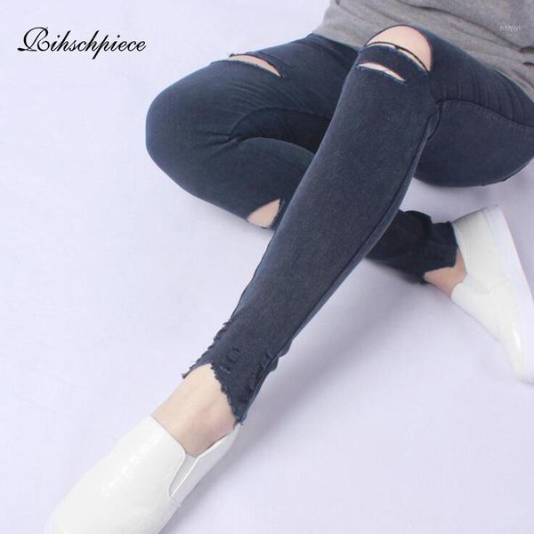 women's leggings rihschpiece spring plus size 5xl ripped women high waist denim pants slim punk jeggings pocket casual trousers rzf1726, Black
women's leggings rihschpiece spring plus size 5xl ripped women high waist denim pants slim punk jeggings pocket casual trousers rzf1726, Black
