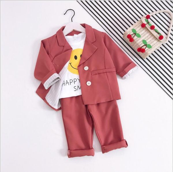 2021 korea style girls boys 2 pcs set blazer+long pants spring cotton kids suit 2-7 years yl500, White
2021 korea style girls boys 2 pcs set blazer+long pants spring cotton kids suit 2-7 years yl500, White