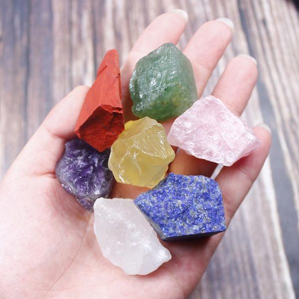 1 set natural crystal stone seven chakras black cloth bag large grain unpolished collect qylonf
1 set natural crystal stone seven chakras black cloth bag large grain unpolished collect qylonf