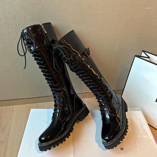 boots autumn winter riding ladies med heel full leather knee high women fashion lace-up thigh shoes woman1, Black
boots autumn winter riding ladies med heel full leather knee high women fashion lace-up thigh shoes woman1, Black