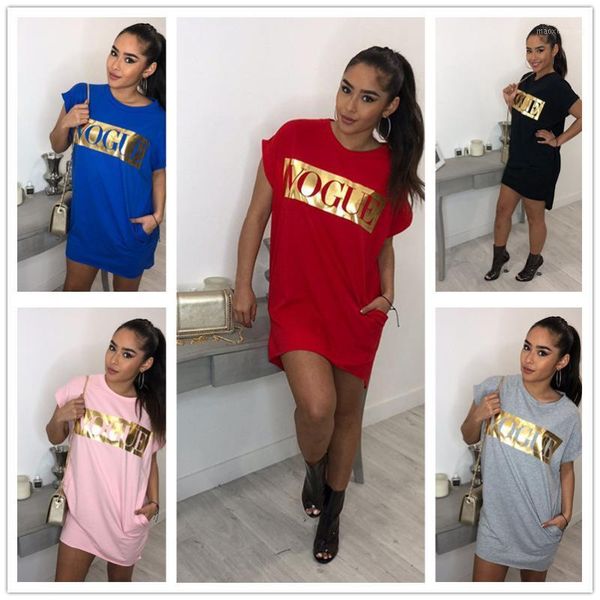 2020 summer plus size women dress casual short sleeve straight dress letter feamle pocket long t shirt mini short vestidos1, White;black
2020 summer plus size women dress casual short sleeve straight dress letter feamle pocket long t shirt mini short vestidos1, White;black