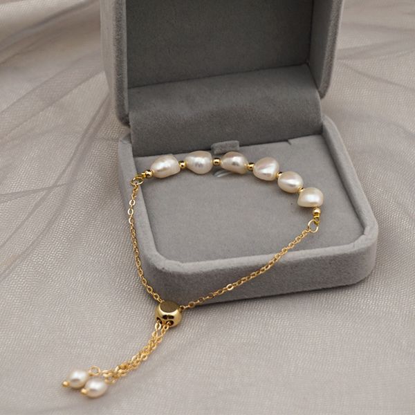 freshwater pearl simple women pull small design pearlbracelet pearl ins titanium steel chain bracelet jewelry 14k color wifzn, Golden;silver
freshwater pearl simple women pull small design pearlbracelet pearl ins titanium steel chain bracelet jewelry 14k color wifzn, Golden;silver