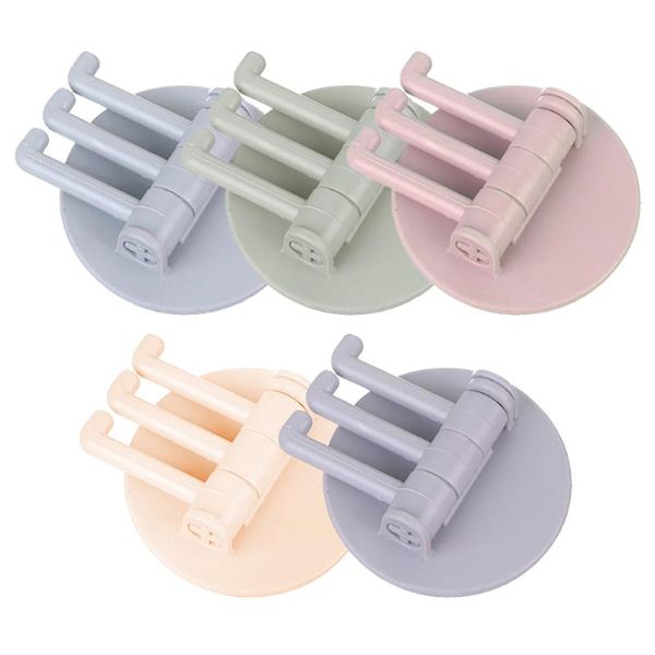 3pcs 5kg loading seamless adhesive hook rotating kitchen wall hanger bathroom storage hooks organization
3pcs 5kg loading seamless adhesive hook rotating kitchen wall hanger bathroom storage hooks organization