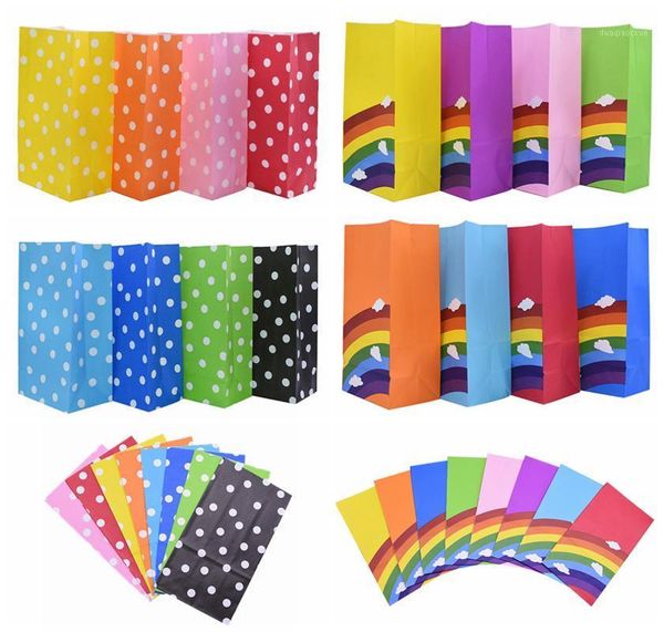 gift wrap 5/10pcs rainbow polka dot paper candy bag stand up for wedding party decoration kids birthday snack wrapping supplies751
gift wrap 5/10pcs rainbow polka dot paper candy bag stand up for wedding party decoration kids birthday snack wrapping supplies751