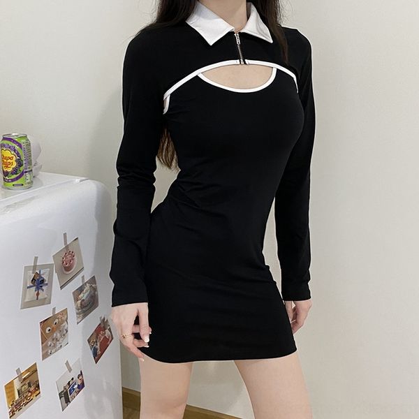 iypyb women's street dress contrast lapel slim fit buttock fashion piece two dress sleeve trend 2020 long dress yqlbd, Black;gray
iypyb women's street dress contrast lapel slim fit buttock fashion piece two dress sleeve trend 2020 long dress yqlbd, Black;gray