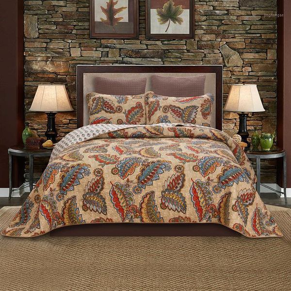 chausub printed cotton bedspreads quilt set 3pcs reversible quilts bed cover shams king queen size quilted bedding coverlet1
chausub printed cotton bedspreads quilt set 3pcs reversible quilts bed cover shams king queen size quilted bedding coverlet1