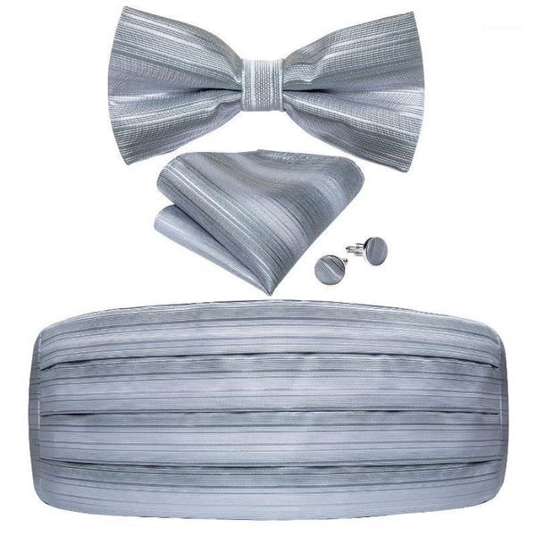 men's tuxedo cummerbund fashion gray silk striped bow tie handerchif cufflinks set wedding party cummerbunds waist band dibangu1, Black;brown
men's tuxedo cummerbund fashion gray silk striped bow tie handerchif cufflinks set wedding party cummerbunds waist band dibangu1, Black;brown