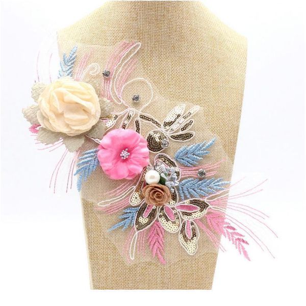 2pcs flower embroidery 3d tulle lace neckline sequined applique lace collar trim diy rhinestone dress craft material acc jlliuw
2pcs flower embroidery 3d tulle lace neckline sequined applique lace collar trim diy rhinestone dress craft material acc jlliuw