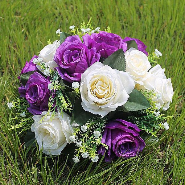 decorative flowers & wreaths 2pcs artificial flower ball fabric plastic simulation centerpiece for wedding decor road lead table bouquet diy
decorative flowers & wreaths 2pcs artificial flower ball fabric plastic simulation centerpiece for wedding decor road lead table bouquet diy