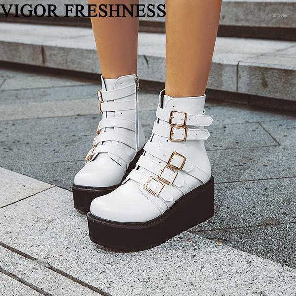 boots vigor freshness women's winter motorcycle autumn shoes woman platform ladies snow buckle non-slip my3911, Black
boots vigor freshness women's winter motorcycle autumn shoes woman platform ladies snow buckle non-slip my3911, Black