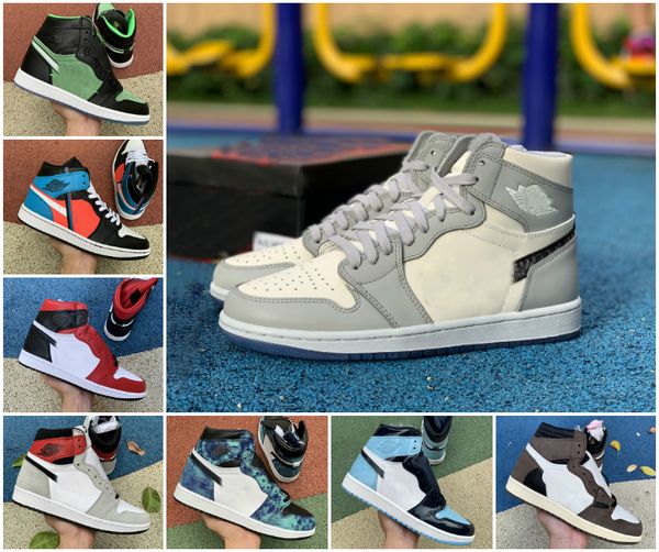 2020 jumpman 1 patent 1s basketball shoes men women satin snake mid patent tie dye tokyo unc to chicago smoke grey varsity red trainer
2020 jumpman 1 patent 1s basketball shoes men women satin snake mid patent tie dye tokyo unc to chicago smoke grey varsity red trainer