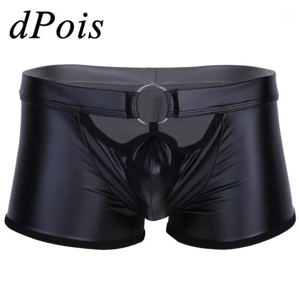 men lingerie faux leather bulge pouch boxer briefs shorts sissy underwear underpants with o-ring exotic panties clubwear1, Black;white
men lingerie faux leather bulge pouch boxer briefs shorts sissy underwear underpants with o-ring exotic panties clubwear1, Black;white