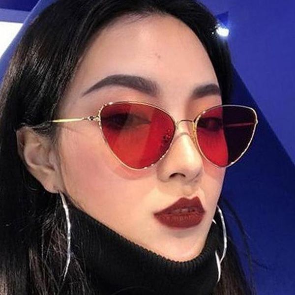 sunglasses retro metal cat eye women men cute small black yellow sun glasses triangle frame eyewear uv400 gafas sol, White;black
sunglasses retro metal cat eye women men cute small black yellow sun glasses triangle frame eyewear uv400 gafas sol, White;black