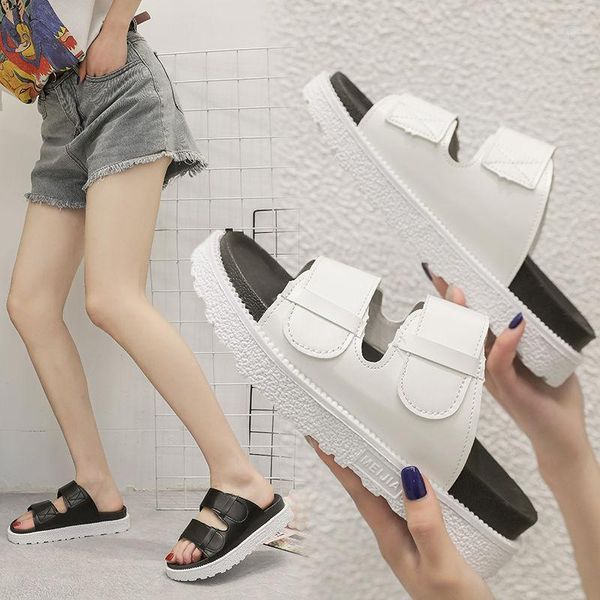 slippers 35-44 yards large size women's shoes women wear summer muffin thick bottom beach 41 wild word sandals 421, Black
slippers 35-44 yards large size women's shoes women wear summer muffin thick bottom beach 41 wild word sandals 421, Black