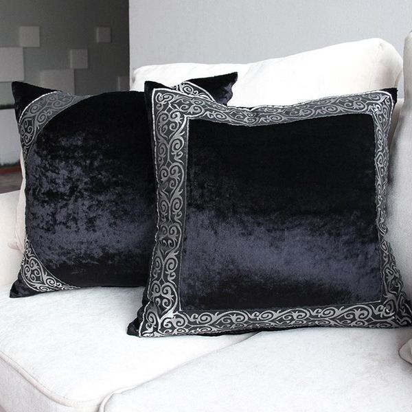 european luxury pillow case black geometric decorative throw pillow cover sofa car cushion cover velvet fabric home decor 45x45
european luxury pillow case black geometric decorative throw pillow cover sofa car cushion cover velvet fabric home decor 45x45