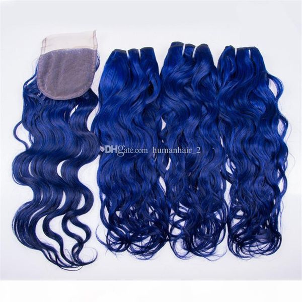 blue hair extensions with lace closure human hair weaves water wave with lace closure malaysian virgin hair bundles with closure, Black;brown
blue hair extensions with lace closure human hair weaves water wave with lace closure malaysian virgin hair bundles with closure, Black;brown