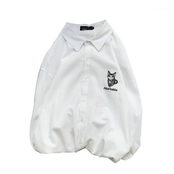 men's casual shirts spring print long-sleeved men's korean version of the trend handsome shirt striped japanese clothes camiseta h, White;black
men's casual shirts spring print long-sleeved men's korean version of the trend handsome shirt striped japanese clothes camiseta h, White;black