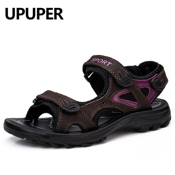 upuper summer outdoors women's sandals comfortable flat genuine leather woman shoes summer beach shoes large size 35-41 y200405, Black
upuper summer outdoors women's sandals comfortable flat genuine leather woman shoes summer beach shoes large size 35-41 y200405, Black
