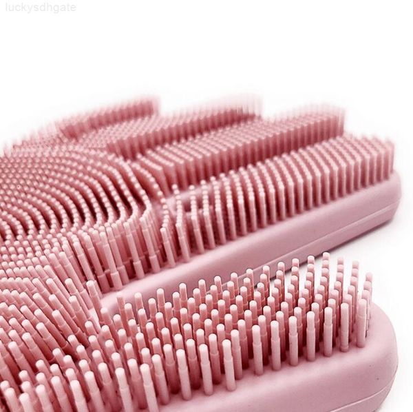 household 2pcs/pair magic washing brush silicone glove resuable scrubber anti scald dishwashing gloves for kitchen bathr
household 2pcs/pair magic washing brush silicone glove resuable scrubber anti scald dishwashing gloves for kitchen bathr