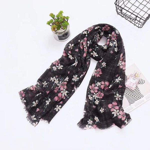 scarves 2021 fashion flower blossom pattern shawls wrap women long voile beach scarf hijab headband, Blue;gray
scarves 2021 fashion flower blossom pattern shawls wrap women long voile beach scarf hijab headband, Blue;gray