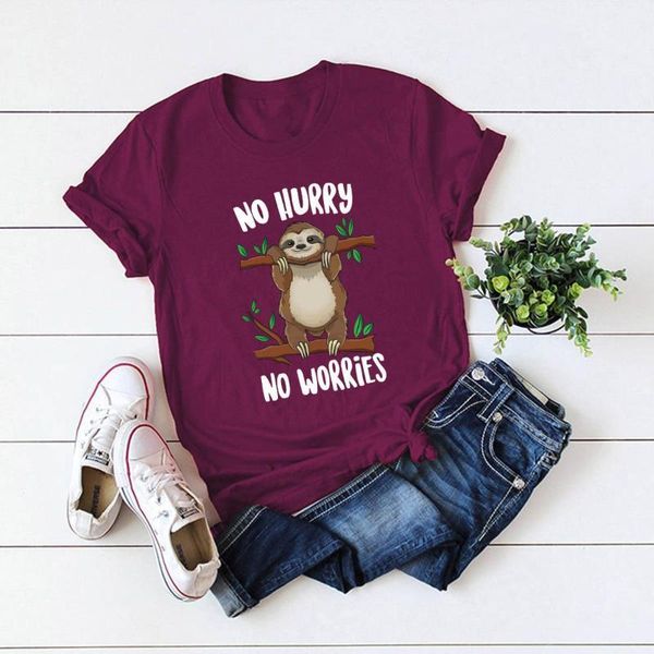 plus size s-5xl new fashion cute fun sloth t-shirt ladies 100% cotton o-neck short sleeve summer t-shirt casual1, White
plus size s-5xl new fashion cute fun sloth t-shirt ladies 100% cotton o-neck short sleeve summer t-shirt casual1, White