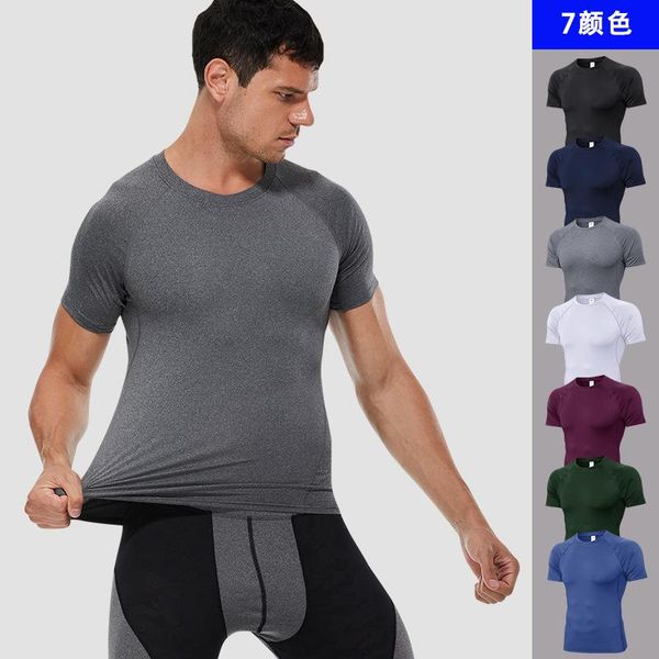 running jerseys men quick dry short sleeve clothes fitness compression t-shirt high elastic gym clothing o neck shirts bodybuilding, Black;blue
running jerseys men quick dry short sleeve clothes fitness compression t-shirt high elastic gym clothing o neck shirts bodybuilding, Black;blue