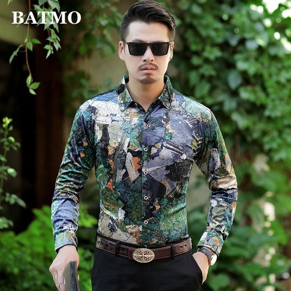 men's casual shirts batmo 2021 arrival spring velvet printed shirt,fashion shirt men ,plus-size ,l,xl,xxl,3xl,4xl 8336, White;black
men's casual shirts batmo 2021 arrival spring velvet printed shirt,fashion shirt men ,plus-size ,l,xl,xxl,3xl,4xl 8336, White;black