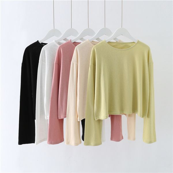 casual loose spring autumn women blouse candy color lantern long sleeve sun protection clothing, Black;white
casual loose spring autumn women blouse candy color lantern long sleeve sun protection clothing, Black;white