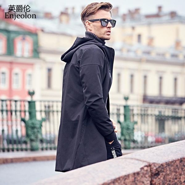 enjeolon brand new hoodies trench coat men clothing quality male long black trench coat windbreaker jacket plus size 3xl jk04361, Tan;black
enjeolon brand new hoodies trench coat men clothing quality male long black trench coat windbreaker jacket plus size 3xl jk04361, Tan;black