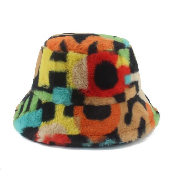wide brim hats 2021 outdoor multicolor rainbow letter pattern faux fur bucket women winter foldable fishing cap soft warm gorros mujer, Blue;gray
wide brim hats 2021 outdoor multicolor rainbow letter pattern faux fur bucket women winter foldable fishing cap soft warm gorros mujer, Blue;gray