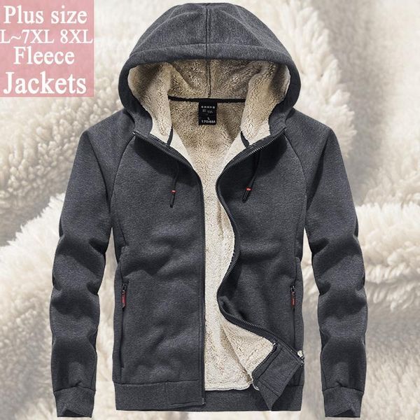 men windbreaker fleece jacket outwear winter coat men 6xl 7xl 8xl fur hoodies soild color streerwear tactical soft shell coat1, Black;brown
men windbreaker fleece jacket outwear winter coat men 6xl 7xl 8xl fur hoodies soild color streerwear tactical soft shell coat1, Black;brown