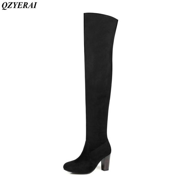qzyerai winter warm casual tapered lady to knee boots fashion womens shoes womens boots, Black
qzyerai winter warm casual tapered lady to knee boots fashion womens shoes womens boots, Black